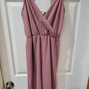 Rolla Coster Women's Jumpsuit, color lavender/pink, Size Large, Fitted fit